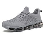 Men's Air Running Shoes Non Slip Workout Casual Sport Shoes for Men Basketball Sneakers Fashion Tennis Sport Fitness Cross Trainers - Z06 Grey