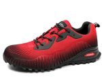 Men's Trail Running Shoes Fashion Walking Hiking Sneakers for Men Tennis Cross Training Shoe Outdoor Snearker Mens Casual Workout Footwear - Red